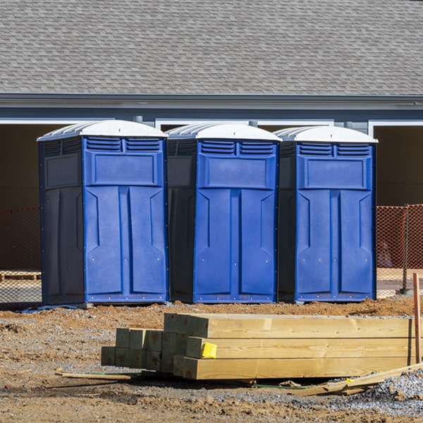 is there a specific order in which to place multiple portable restrooms in Coats